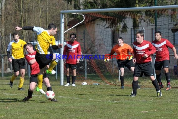 SV Hilsbach - FV Landshausen Kreisklasse A Sinsheim 07.04.2013 (© Siegfried)